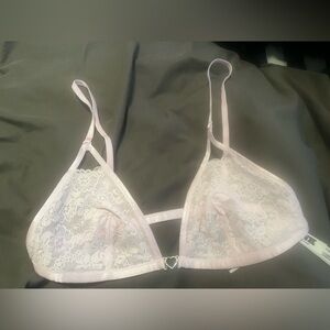 Lace Bralette in Light Pink